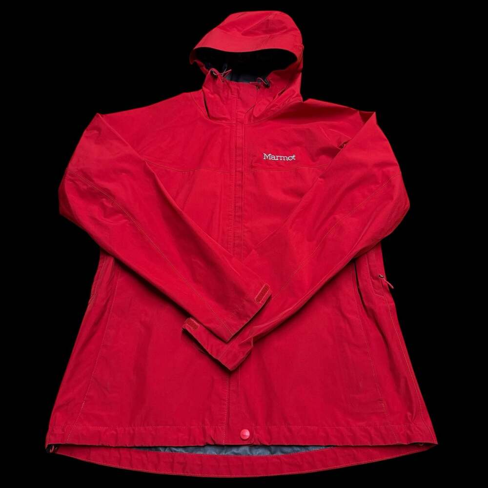 Marmot Gore-Tex Pac-Lite Shell Jacket Red Size L/G